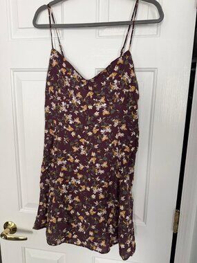 BLUSH BJ Strap Dress in Purple Floral